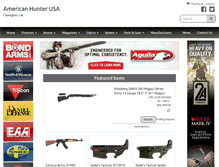 Tablet Screenshot of americanhunterusa.com